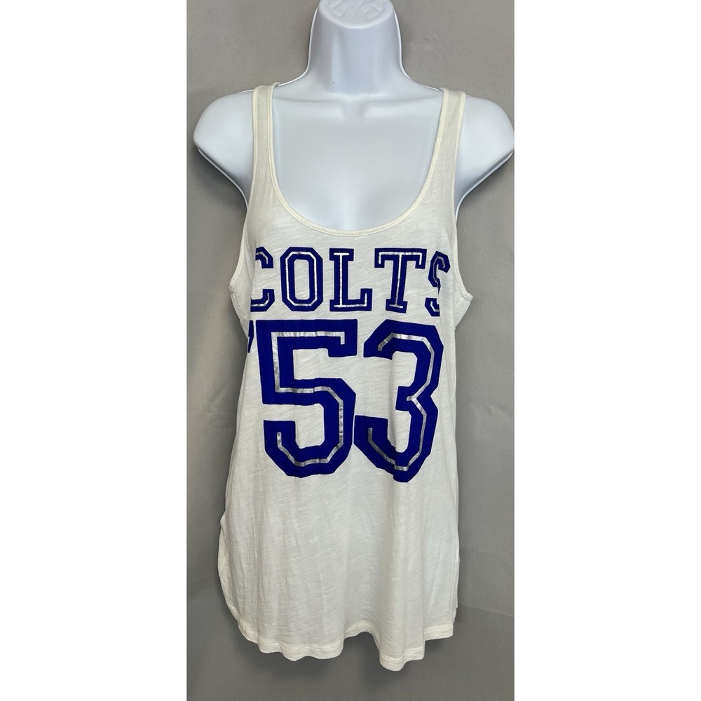 Victoria's Secret PINK 5th & Ocean Tank Top COLTS EUC Sz Medium